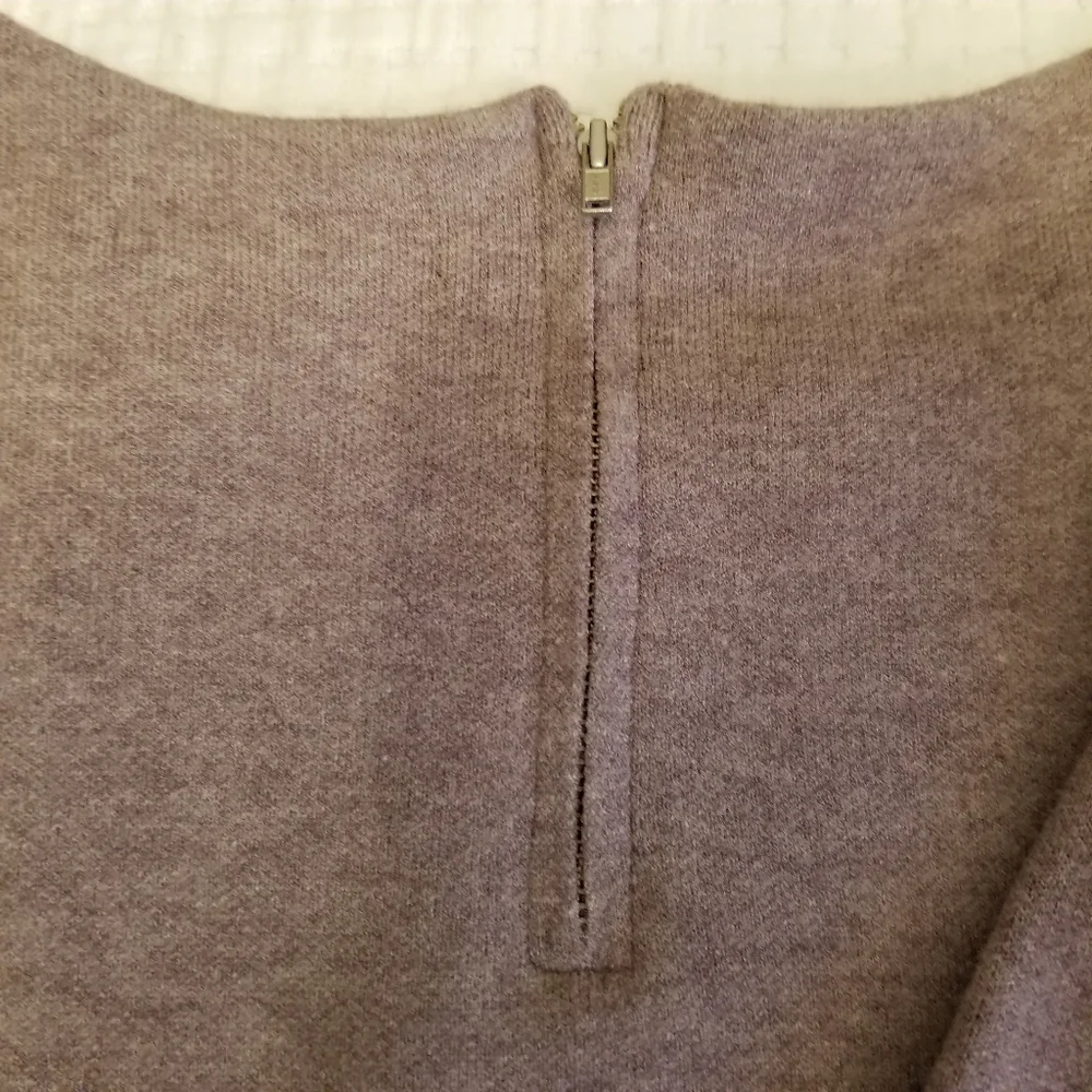 Tahari Soft Purple Cuffed Sleeve Sweater